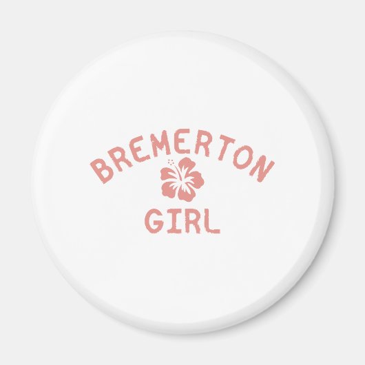 Aimant Bremerton Rose Girl (Devant)