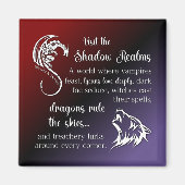 Aimant Brenda K Davies Magnet, royaumes de l'ombre (Devant)