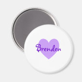 Aimant Brenden en violet (Recto/Verso)