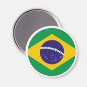 Aimant Brésil Cercle Drapeau Le MUSÉE Zazzle (Recto/Verso)