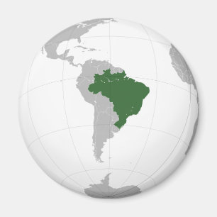 Aimant Brésil (projection orthographique)