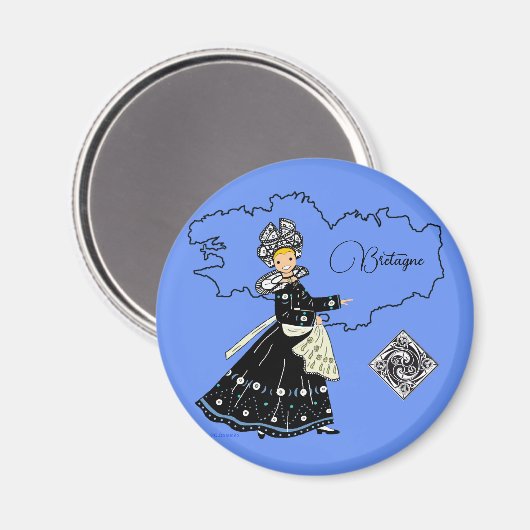 Aimant Bretagne, France (Recto/Verso)