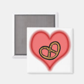 Aimant bretzel (Recto/Verso)