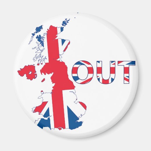 AIMANT BREXIT HORS UNION JACK (Devant)