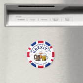 Aimant BREXIT Union Jack Conversation Starter 'Fridge (In Situ (Lave-vaisselle))