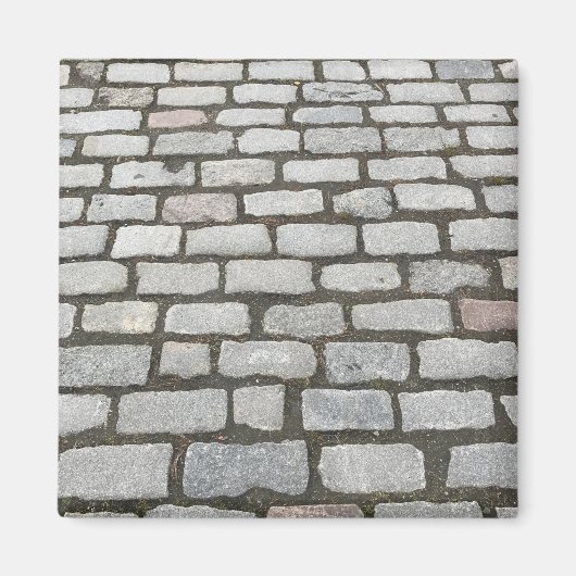 Aimant Brick Cobblestone Street Pathway Nature Photograph (Devant)