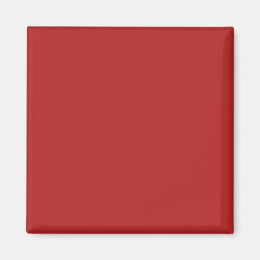 Aimant Brick rouge couleur B22222 - Ajouter votre nom Opt (Devant)