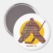 Aimant Brick Wall Goalie (Recto/Verso)