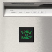 Aimant Bride And Boozy Irish St Patrick's Day Funny Shamr (In Situ (Lave-vaisselle))