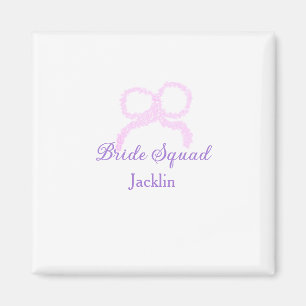 Aimant Bride escouade rose parties scintillant arc étoile