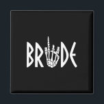 Aimant Bride Groom Skeleton Mariage gothique Fiançailles<br><div class="desc">Bride Groom Skeleton Mariage gothique Fiançailles Halloween</div>