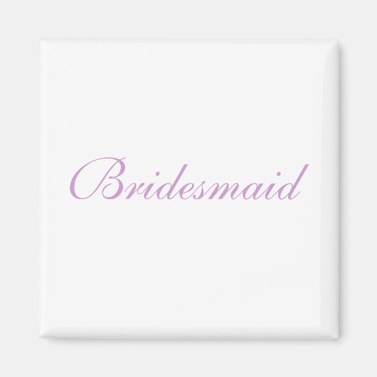 Aimant Bridesmaid (Devant)