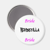 Aimant Bridezilla Bride (Recto/Verso)