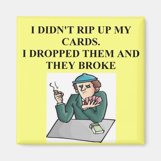 Aimant bridge poker carte joueur conception de jeu (Devant)