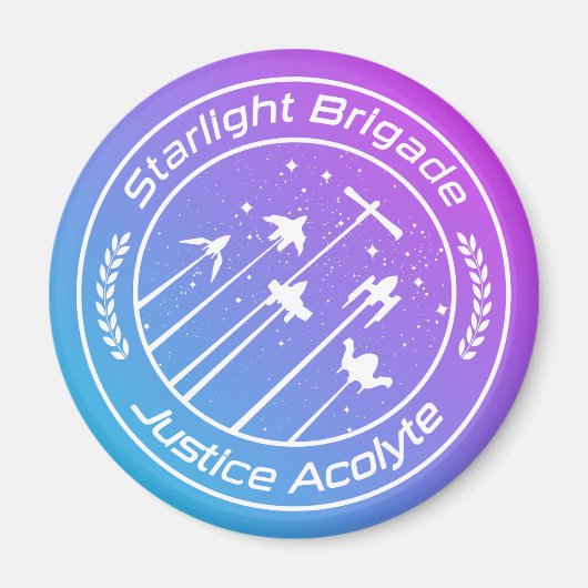 Aimant Brigade Starlight Style Vaporwave (Devant)