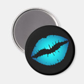 Aimant Bright Aqua Blue Ombre Lips Look (Recto/Verso)
