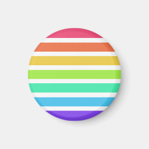Aimant Bright rainbow stripes