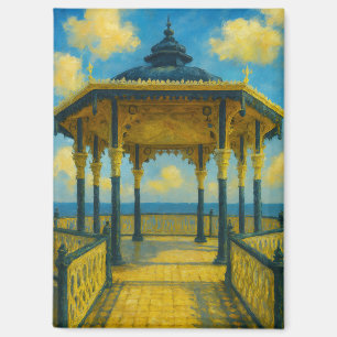 Aimant Brighton Bandstand Glow - Pavillon de bord de mer