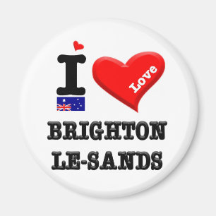 Aimant BRIGHTON-LE-SANDS - I Love