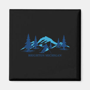 Aimant Brighton michigan station de ski skieur