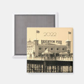 Aimant Brighton Pier ANGLETERRE 2022 (Recto/Verso)