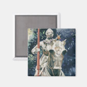 Aimant "Brillant Armor" Aquarelle Chevalier (Recto/Verso)