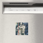 Aimant "Brillant Armor" Aquarelle Chevalier (In Situ (Lave-vaisselle))