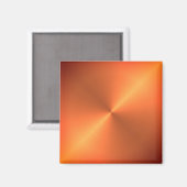 Aimant Brillant rouille orange (Recto/Verso)