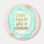 Aimant Brille comme un diamant (Devant)