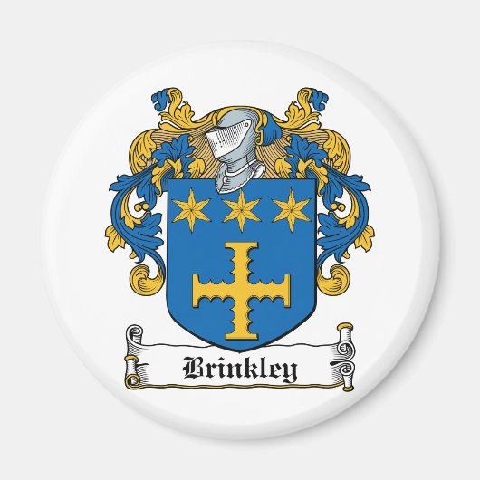 Aimant Brinkley Family Crest (Devant)