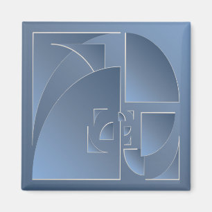 Aimant brique bleue cassée