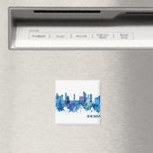 Aimant Brisbane Australie Skyline Blue (In Situ (Lave-vaisselle))