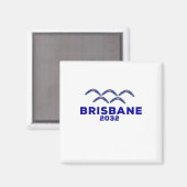 Aimant Brisbane Queensland Australie (Recto/Verso)