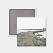 Aimant brise-lames Sakonnet Point, Little Compton, RI (Recto/Verso)
