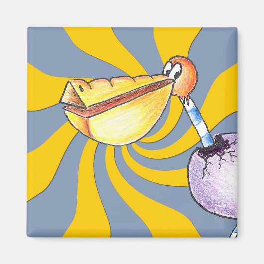 Aimant Briser l'aimant Carré libre (Devant)