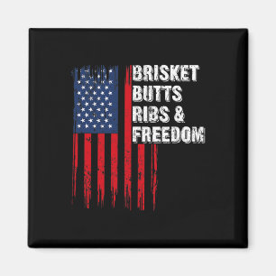 Aimant Brisket Buttes Ribs Et Freedom Steak Cuisine Boeuf