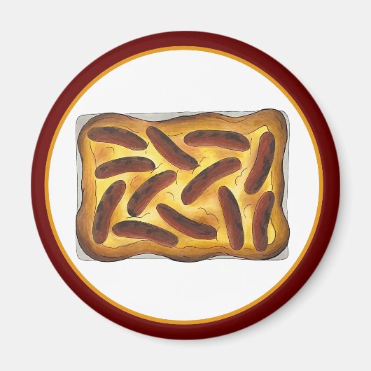 Aimant Britanniques Anglais crapaud de nourriture dans le (Devant)