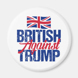 Aimant Britanniques contre Trump