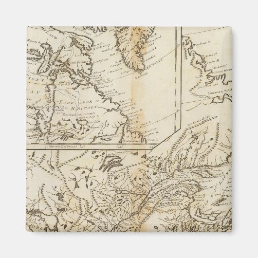 Aimant British Possessions en Amérique du Nord 2 (Devant)