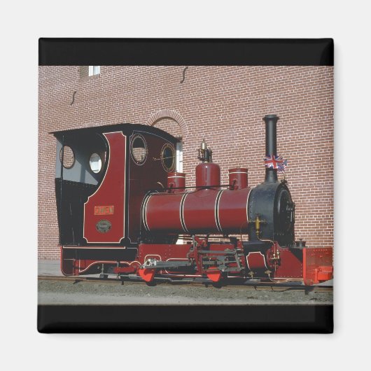 Aimant British Rys 0-4-0 T "Gwen_Trains du monde" (Devant)