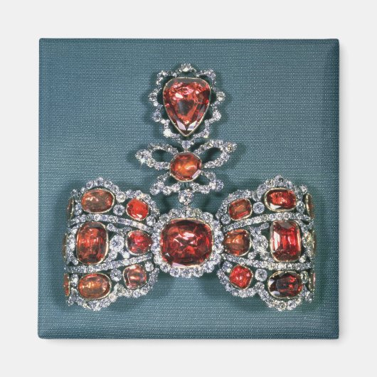 Aimant Broche à mâchoires avec brillant (Devant)