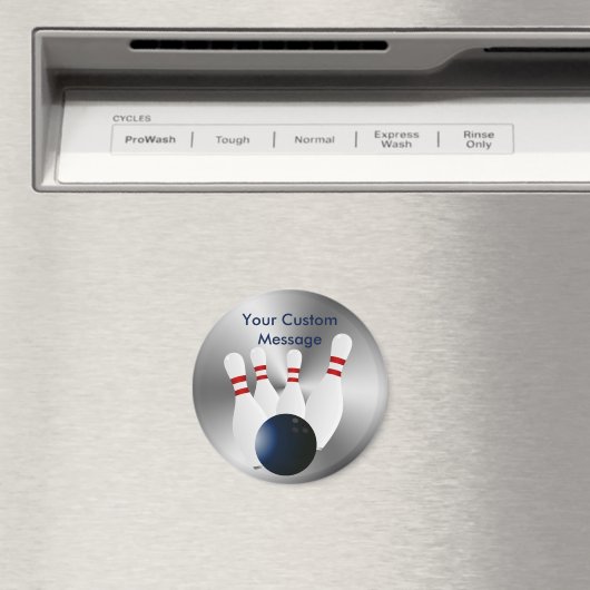 Aimant Broches de bowling 10 broches de bowling Boule per (In Situ (Lave-vaisselle))