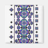 Aimant Broderie bleue (Devant)