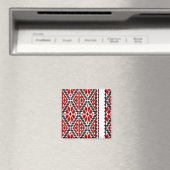 Aimant Broderie rouge ukrainienne (In Situ (Lave-vaisselle))