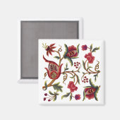 Aimant Broderie traditionnelle Queen Anne Jacobean (Recto/Verso)