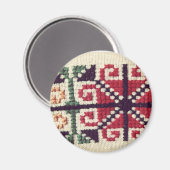 Aimant Broderie ukrainienne (Recto/Verso)