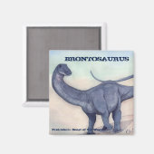Aimant Brontosaurus (Recto/Verso)