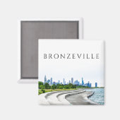 Aimant Bronzeville Chicago (Recto/Verso)