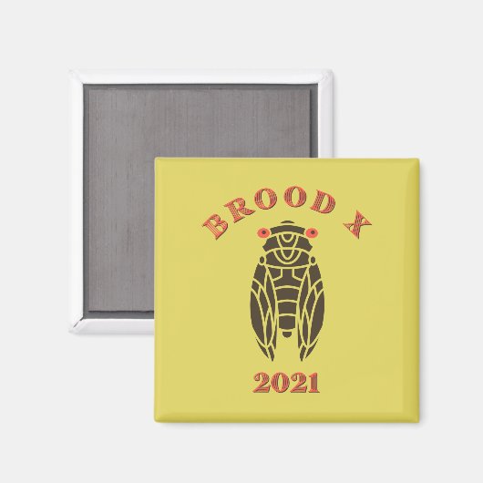 Aimant Brood X Great Eastern Canada 2021 (Recto/Verso)