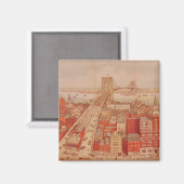 Aimant Brooklyn Bridge, c.1883 (Recto/Verso)